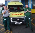 Salford Royal Hospital applause and protest 
